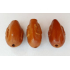 3 Chinese gesneden Olive Hediao Pit Nut kralen